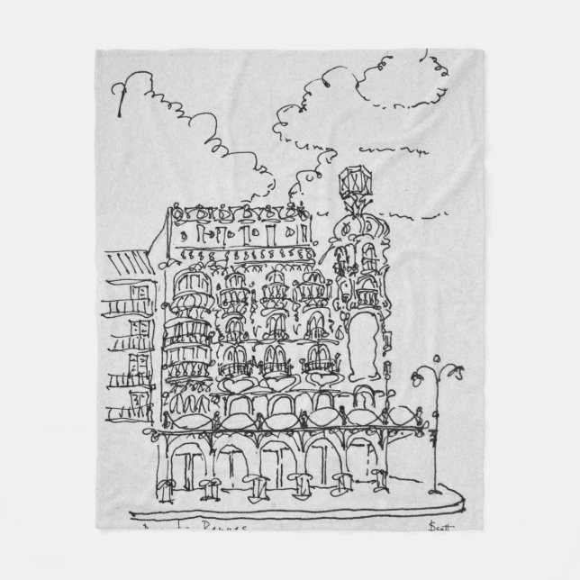 Cobertor De Velo Edifício Haussmann| Rue de Rennes, Paris (Frente)