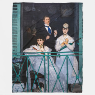 Cobertor De Velo Edouard Manet - A Varanda / Le Balcon