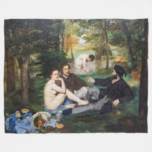 Cobertor De Velo Edouard Manet - Almoço na Relva