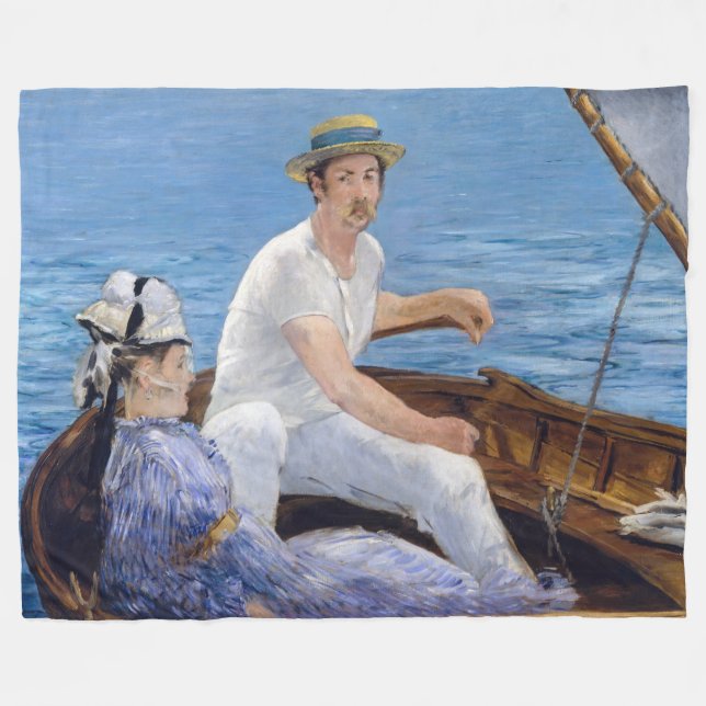 Cobertor De Velo Edouard Manet - Embarcação (Frente (Horizontal))