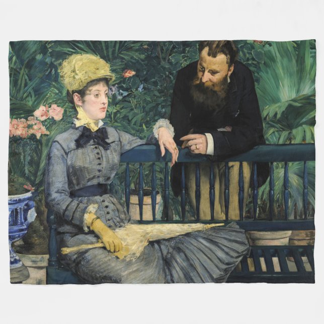 Cobertor De Velo Edouard Manet - No Conservatório (Frente (Horizontal))