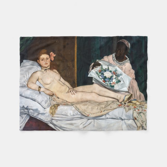 Cobertor De Velo Edouard Manet - Olympia (Frente (Horizontal))