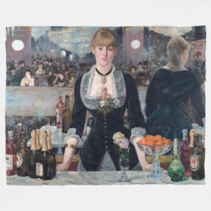 Cobertor De Velo Edouard Manet - Um Bar na Folies-Bergere