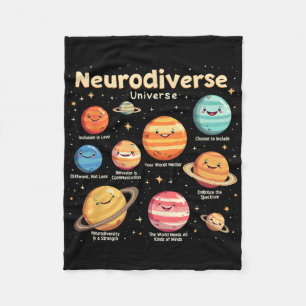 Cobertor De Velo Educação Autismo Sensibilização Universo Neurodive