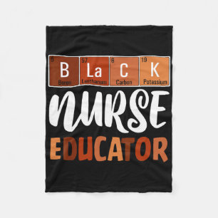 Cobertor De Velo Educador de Enfermeira Negra Melanina História Afr