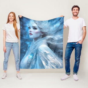 Cobertor De Velo Eethal Frozen Snow Queen Fantasy Art