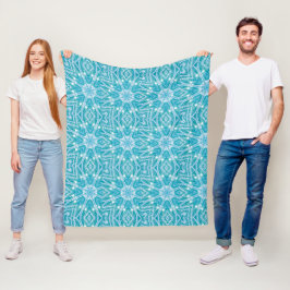 Cobertor De Velo Efeito Sparkasse de Prata Azul Turquesa