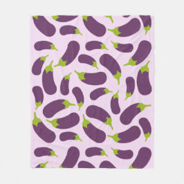 Cobertor De Velo EggPlant EggPlant Purple Vegetal Design
