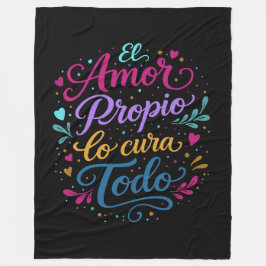 Cobertor De Velo El amor propio lo cura todo