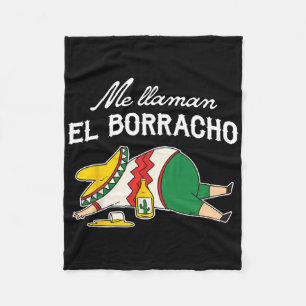 Cobertor De Velo El Borracho Tacos Bebado engraçado Humor