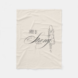 Cobertor De Velo Ela é Forte Proverbs 31:25