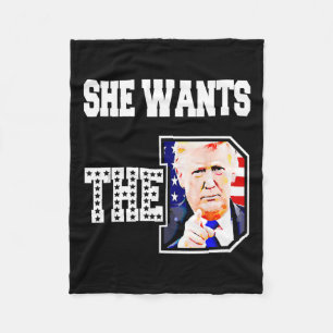 Cobertor De Velo Ela Quer O D Donald Trump 2024