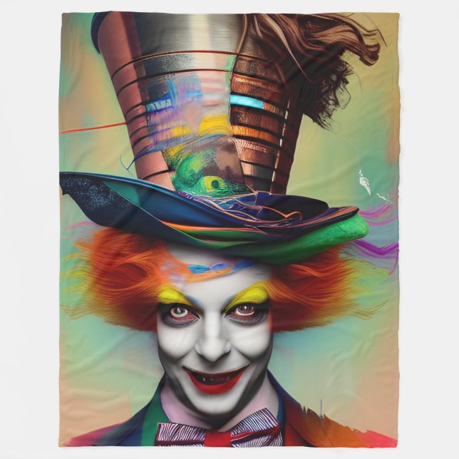 Cobertor De Velo Ele é louco (Frente)