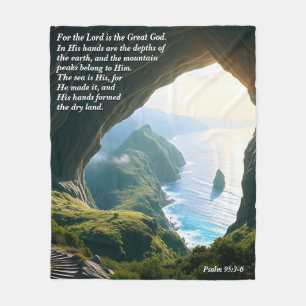 Cobertor De Velo Ele é o Deus Excelente, Deus e Criação Verso