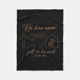Cobertor De Velo Ele Não Está Aqui Ele Ressuscitou Cruz Cristã Jesu