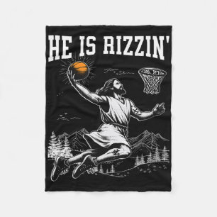 Cobertor De Velo Ele Ressuscitou Rizzin' Páscoa Jesus Fé Cristã B