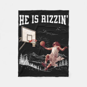 Cobertor De Velo Ele Ressuscitou Rizzin' Páscoa Jesus Fé Cristã S