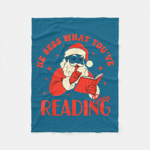 Cobertor De Velo Ele Vê O Que Você Tem Lido Livro Divertido do Papa
