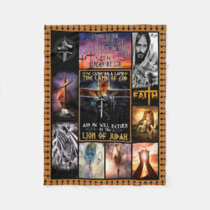 Cobertor De Velo Ele Veio Como Um Lambe O Leão De Deus Leão De Ju