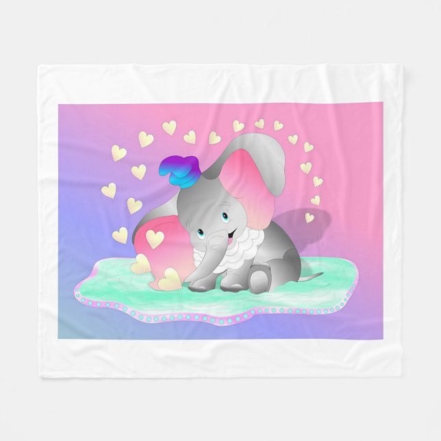 Cobertor De Velo Elefante (Frente (Horizontal))