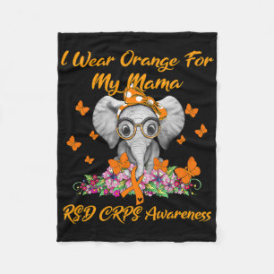 Cobertor De Velo Elefante, Eu Visto Laranja Para Minha Mãe Rsd Crps