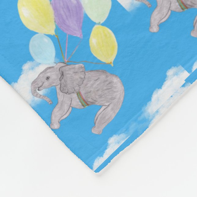 Cobertor De Velo Elefante Voador Fofo (Quina)