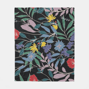 Cobertor De Velo Elegância Floral: Fundo Abstrato Vintage