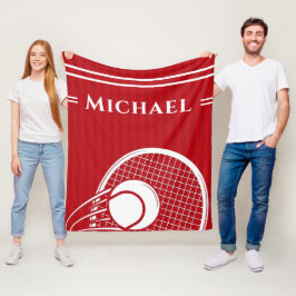 Cobertor De Velo Elegante De Tênis Vermelho Intenso E Escória De Es