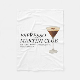 Cobertor De Velo Elegante Espresso Martini Citação Encantada