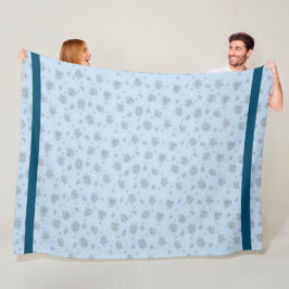 Cobertor De Velo Elegante Moderna Vintage Trendy Floral