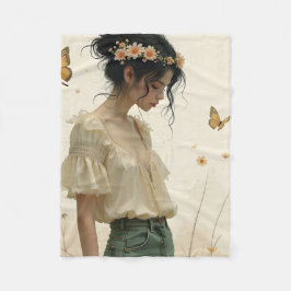 Cobertor De Velo Eleição gentil em uma dança de borboleta