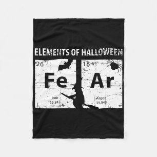 Cobertor De Velo Elementos da Camisa do Halloween (medo) Periodicam