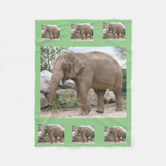 Cobertor De Velo Elephant Fleece Blanket