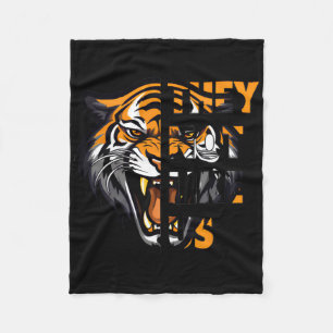 Cobertor De Velo Eles Não São Como Nós Tigres Gráfico Motivacional 