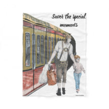 Elf Berlin Comprando Fantasy Art Blanket