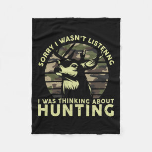 Cobertor De Velo Elk Deer Hunter Funny Deer Caçando Presentes Pai M