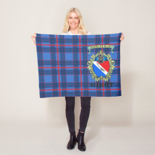 Cobertor De Velo Elliott Crest e Tartan 2