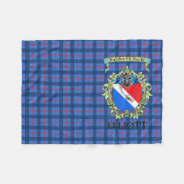 Cobertor De Velo Elliott Crest e Tartan 3