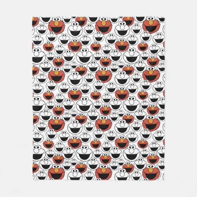 Cobertor De Velo Elmo Color Pop Face Pattern (Frente)