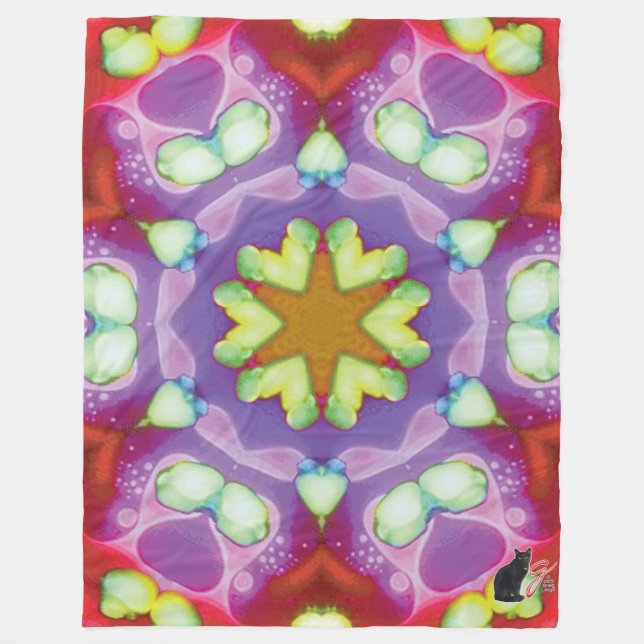 Cobertor De Velo Elysium Kaleidoscope Fleece Blanket (Frente)