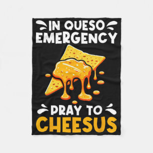 Cobertor De Velo Em Emergência de Queso Reze Para Cheesus Cinco De