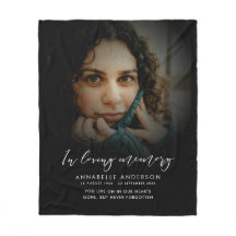 Em Memória Amorosa Elegante Foto Memorial em Scrip