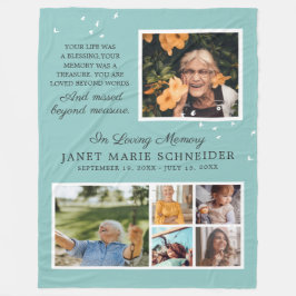 Cobertor De Velo Em memória de amor | 6 Fotografia Collage Cote Kee