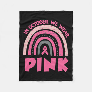 Cobertor De Velo Em outubro, Vestimos a consciência cor-de-rosa do 