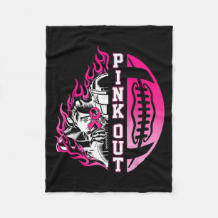 Cobertor De Velo Em outubro, Vestimos Awa, Cancer de futebol rosa
