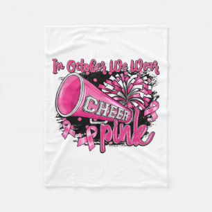 Cobertor De Velo Em Outubro Vestimos O Cancer De Futebol Nk Cheer