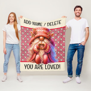 Cobertor De Velo Embalado no Amor Fleece Blanket