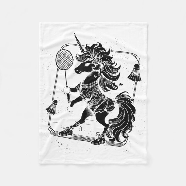 Cobertor De Velo Embalagem Do Jogador De Badminton (Frente)