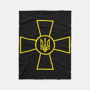 Cobertor De Velo Emblema das Forças Armadas da Ucrânia Bandeira do