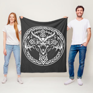 Cobertor De Velo Emblema de Dragão Celta por BurnsInHell